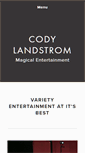 Mobile Screenshot of codylandstrom.com
