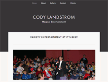 Tablet Screenshot of codylandstrom.com